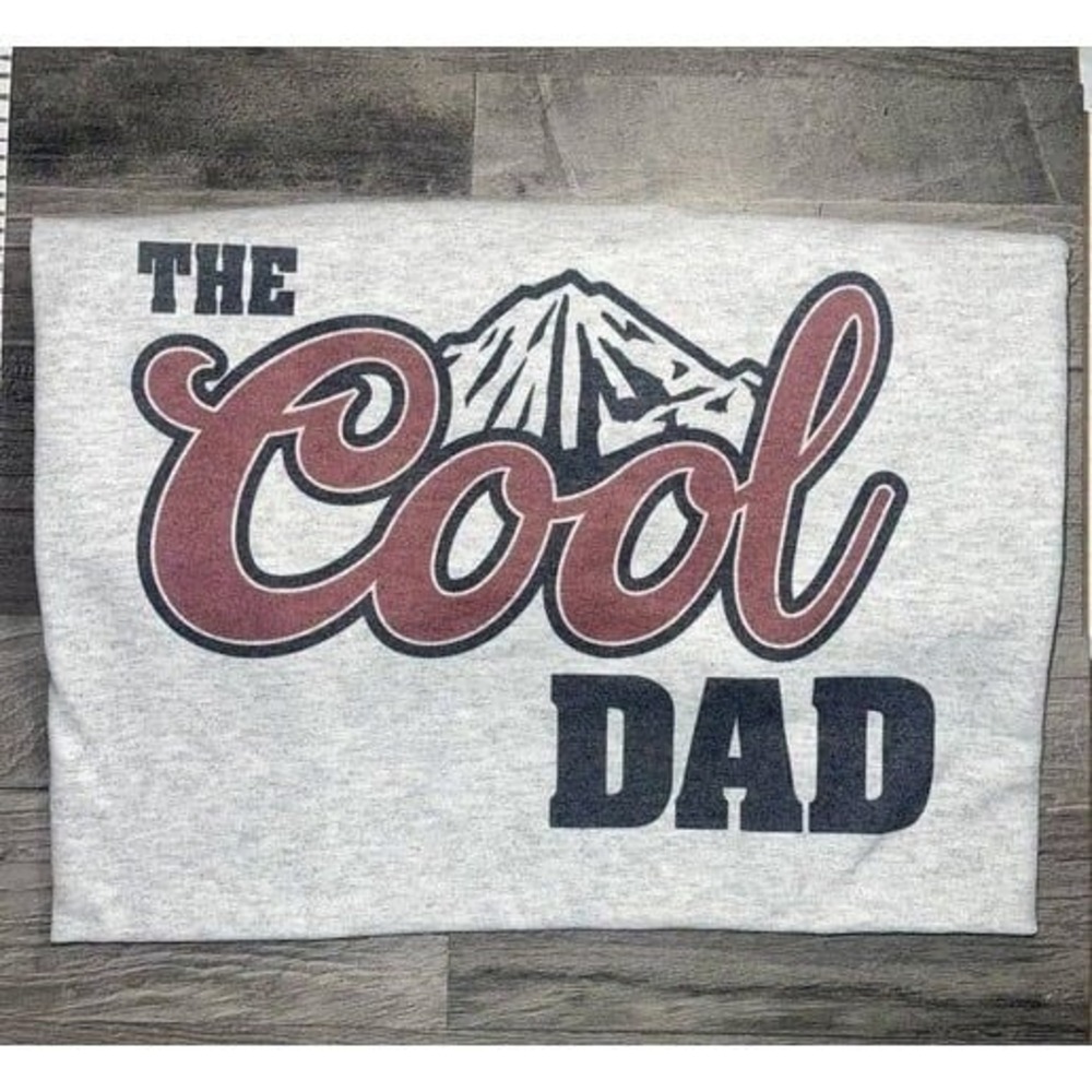 The Cool Coors Dad  T-Shirt Short Sleeve Men's Large